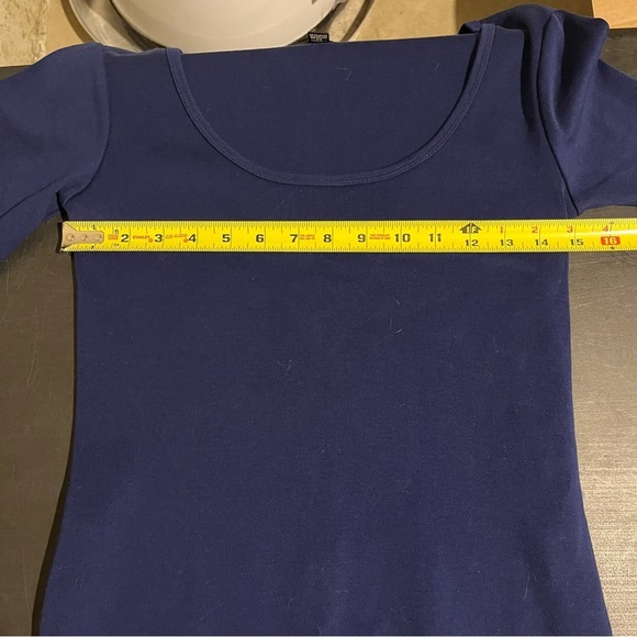 Ralph Lauren Women’s Navy Blue Bodycon Pencil Dress Size M Cotton - Picture 8 of 11